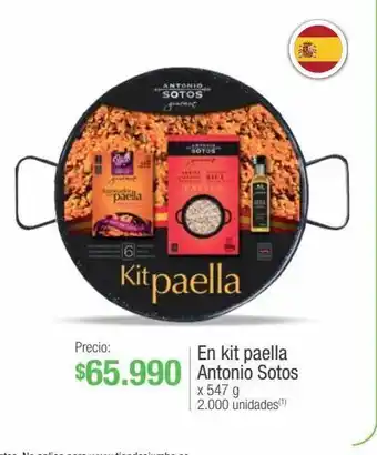 Jumbo En kit paella antonio sotos x 547 g oferta
