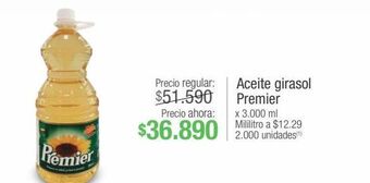 Jumbo Aceite girasol premier x 3.000 ml oferta