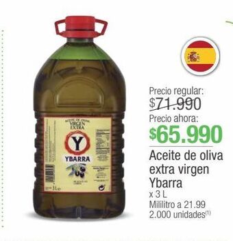 Jumbo Aceite de oliva extra virgen ybarra x 3 l oferta