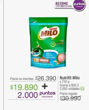 Jumbo Nutrifit milo x 750 g oferta