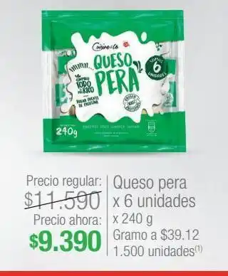 Jumbo Queso pera x 6 unidades x 240 g oferta