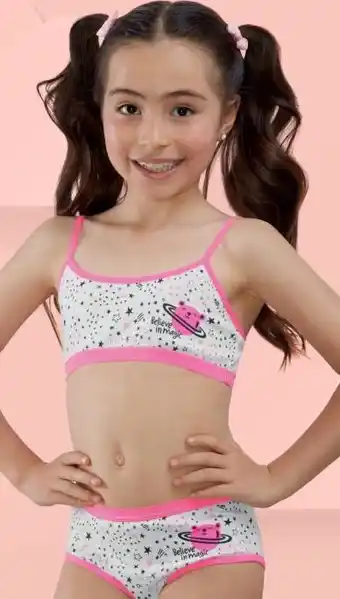 Jumbo Conjunto top + panty para niña oferta