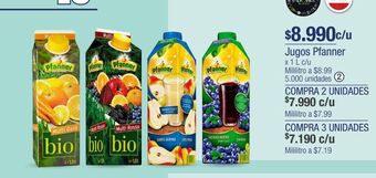 Jumbo Jugos pfanner oferta