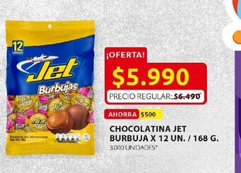Ara Chocolatina jet burbuja x 12un /168g oferta