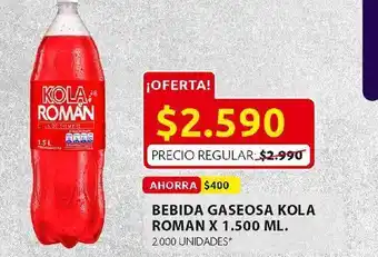 Ara Gaseosa kola roman 1500ml oferta