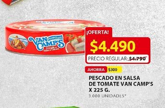 Ara Pescado en salsa de tomate van camps 225g oferta