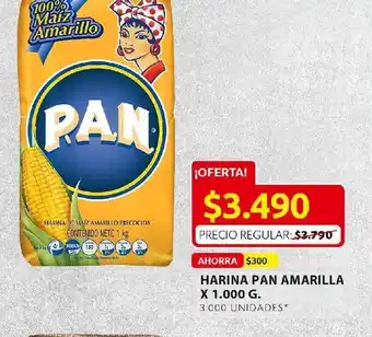 Ara Harina de maíz pan amarilla x 1000g oferta