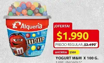 Ara Yogurt alquería m&m 100g oferta