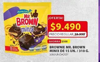 Ara Brownie mr. brown minix 15un /310g oferta
