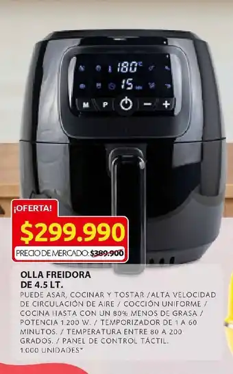 Ara Olla freidora eléctrica 4,5l oferta