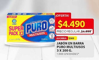 Ara Jabón en barra puro multiusos 3 x 200g oferta