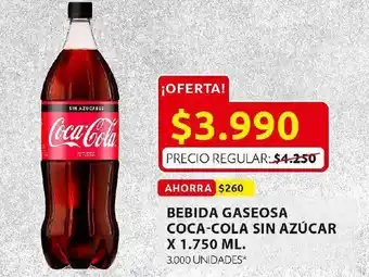 Ara Gaseosa coca cola 1750ml oferta