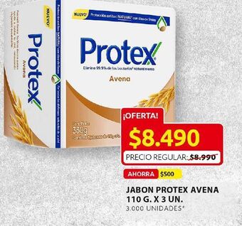Ara Jabón protex avena 110g x 3un oferta