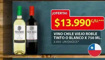 Ara Vino chileno viejo roble 750ml oferta