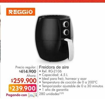 Metro Freidora de aire oferta