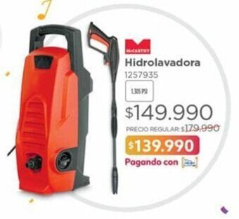 Easy McCarthy Hidrolavadora oferta