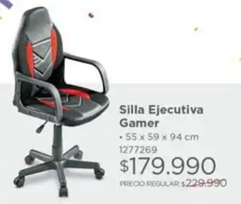 Easy M+ Design Silla Ejecutiva Gamer 55 x 59 x 94cm oferta