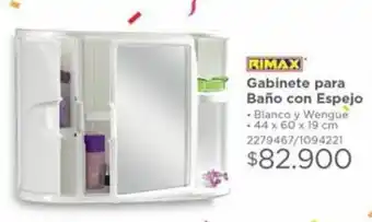 Easy Rimax Gabinete para Baño con Espejo oferta
