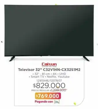 Easy Caixun Televisor 32" oferta