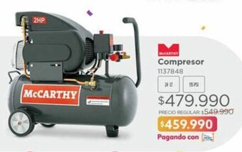 Easy McCarthy Compresor oferta