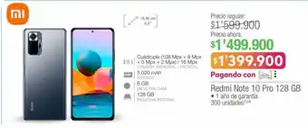 Jumbo Redmi note 10 pro 128 gb oferta