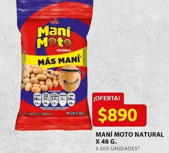 Ara Maní moto natural x 48 g oferta