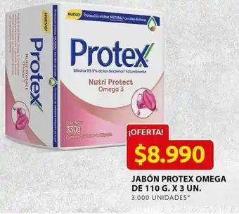 Ara Jabón protex omega de 110 g oferta