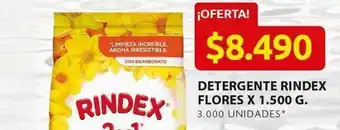 Ara Detergente rindex flores x 1500 g oferta
