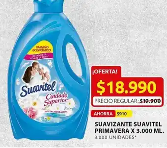 Ara Suavizante suavitel primavera x 3000 ml oferta