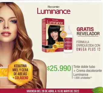 Jumbo Tinte para el cabello luminance doble tubo + crema decolorante oferta