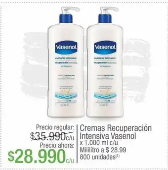 Jumbo Crema recuperación intensiva vasenol 1000ml oferta