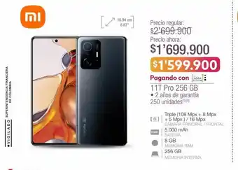 Jumbo 11t pro 256 gb oferta