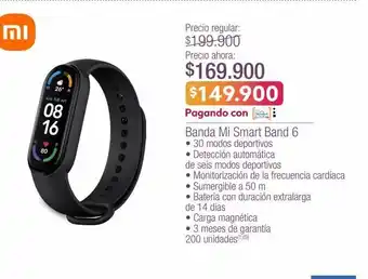 Jumbo Banda mi smart band 6 oferta