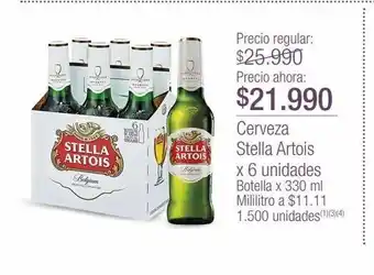 Jumbo Cerveza stella artois oferta