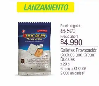 Jumbo Galletas provocación cookies and cream ducales oferta