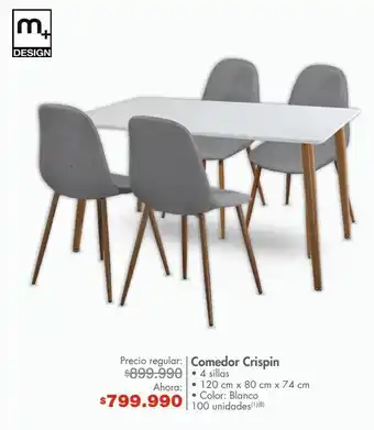 Metro Comedor crispin oferta