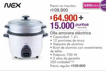 Metro Olla arrocera eléctrica nex oferta