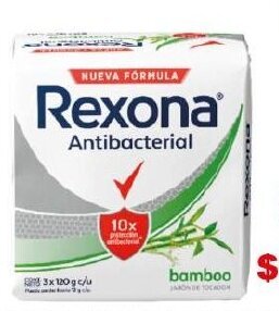 Belalcazar Jabón Rexona Bamboo 3 x 120g oferta