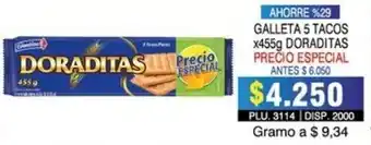 Surtifamiliar Galleta 5 Tacos Doraditas 455g oferta