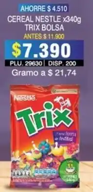 Surtifamiliar Cereal Nestlé Trix 340g oferta