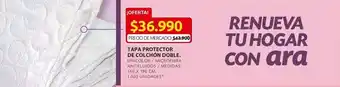 Ara Tapa protector de colchón doble oferta