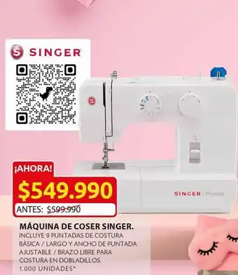 Ara Máquina de coser singer oferta