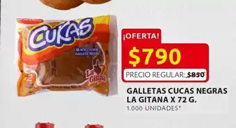 Ara Galletas cucas negras la gitana x 72g oferta