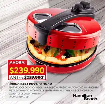 Ara Horno para pizza de 20cm oferta
