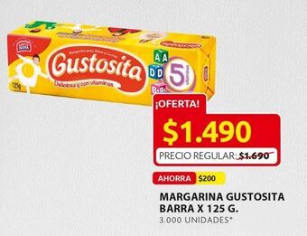 Ara Margarina gustosita barra x 125g oferta
