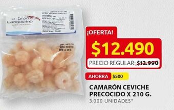 Ara Camaron ceviche precocido x 210g oferta