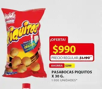 Ara Pasabocas piquitos x 30g oferta