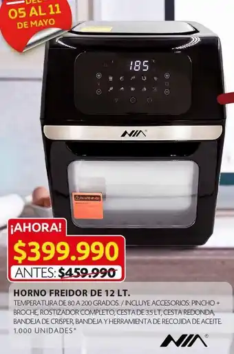 Ara Horno freidor de 12l oferta
