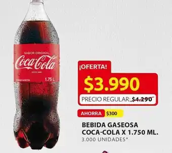 Ara Gaseosa coca cola x 1750ml oferta