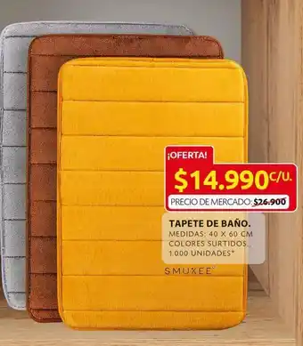 Ara Tapete de baño smukee oferta